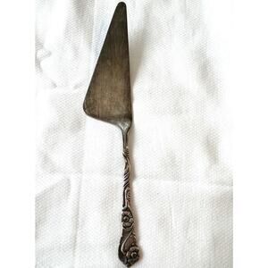 Vintage Nils Johan Sweden ALP Cake Server Silver Plate 9-1/2"